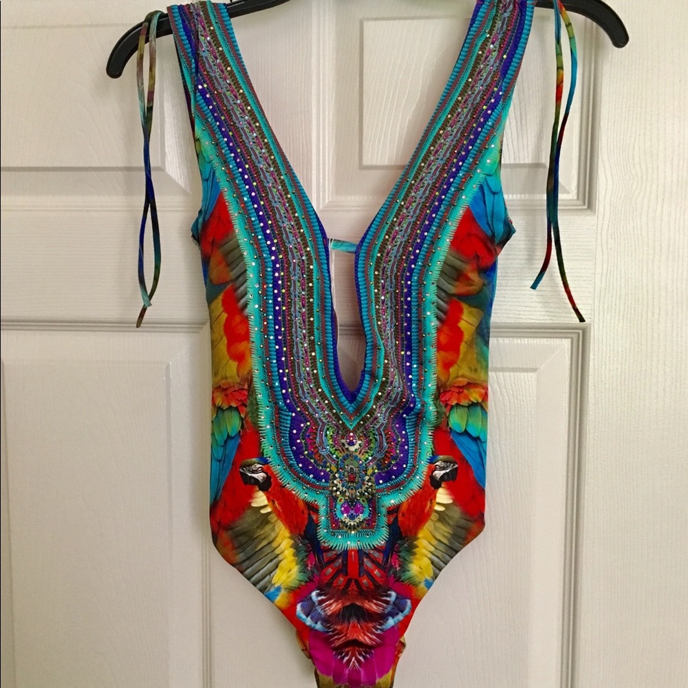 Brand New Camilla Plunging One Piece Swimwear